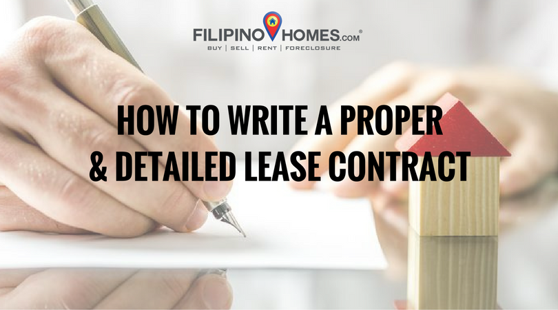 How to Write a Proper and Detailed Lease Contract