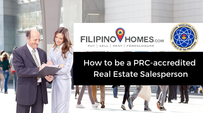 How to be a PRC-accredited Real Estate Salesperson