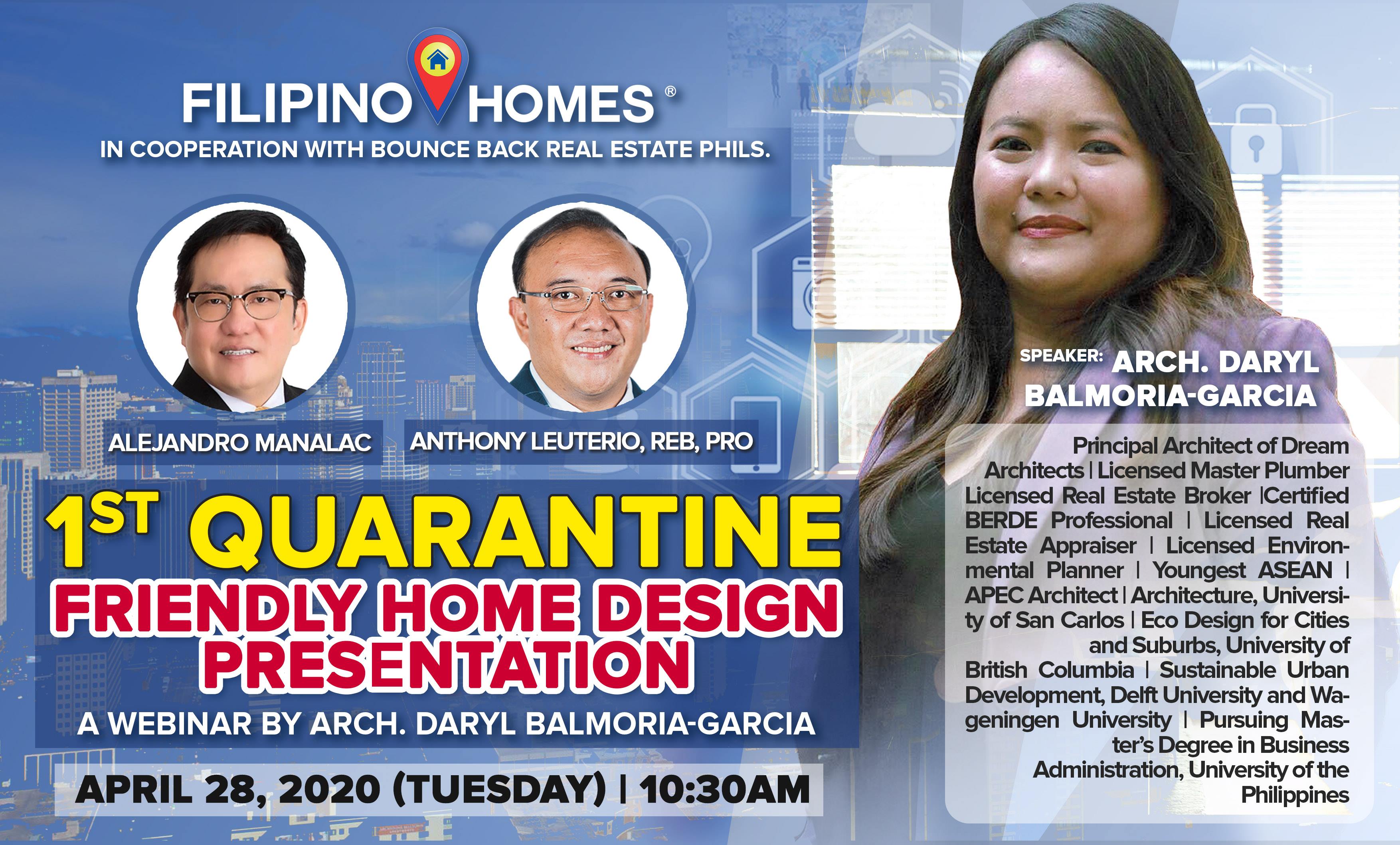[Webinar] Filipino Homes Plus to introduce homes that are designed for new normal living